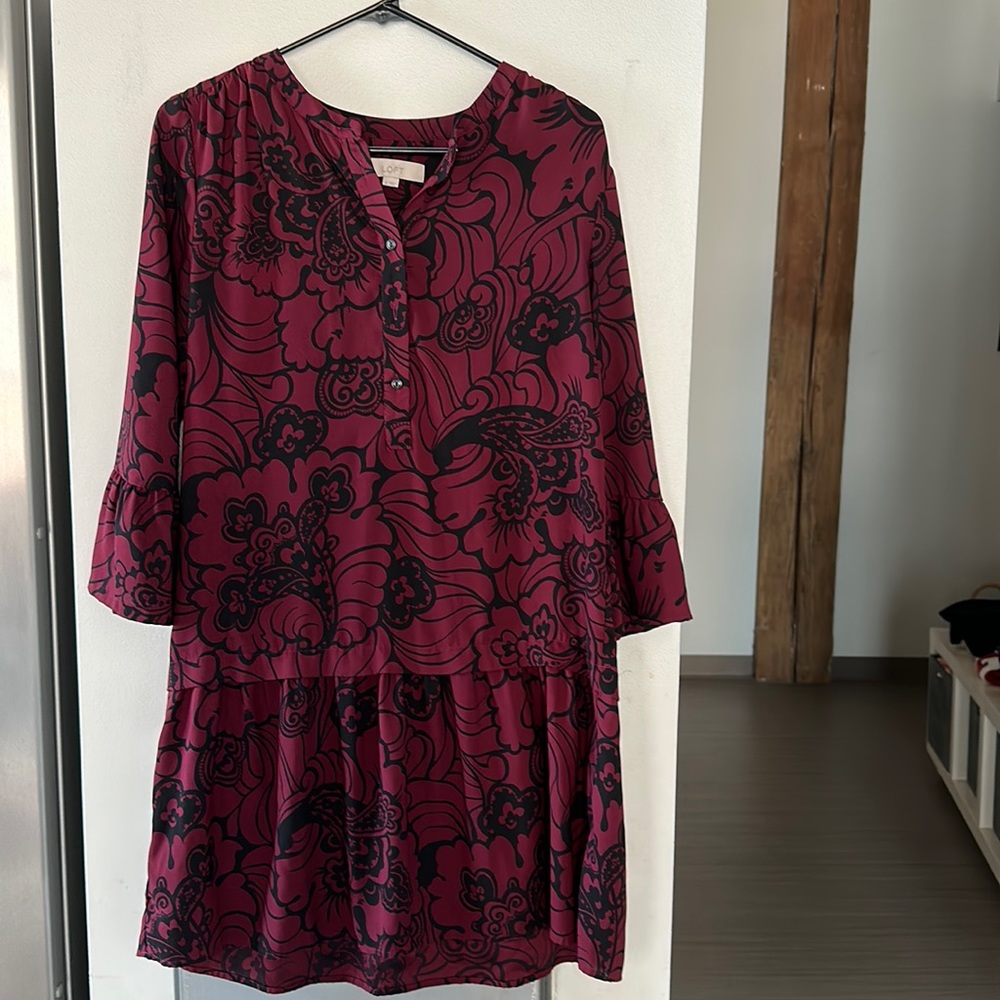 Loft size small shift dress drop waist